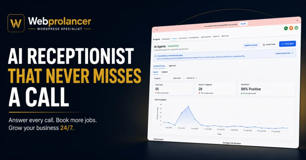 AI Receptionist for Small Business | Built for You