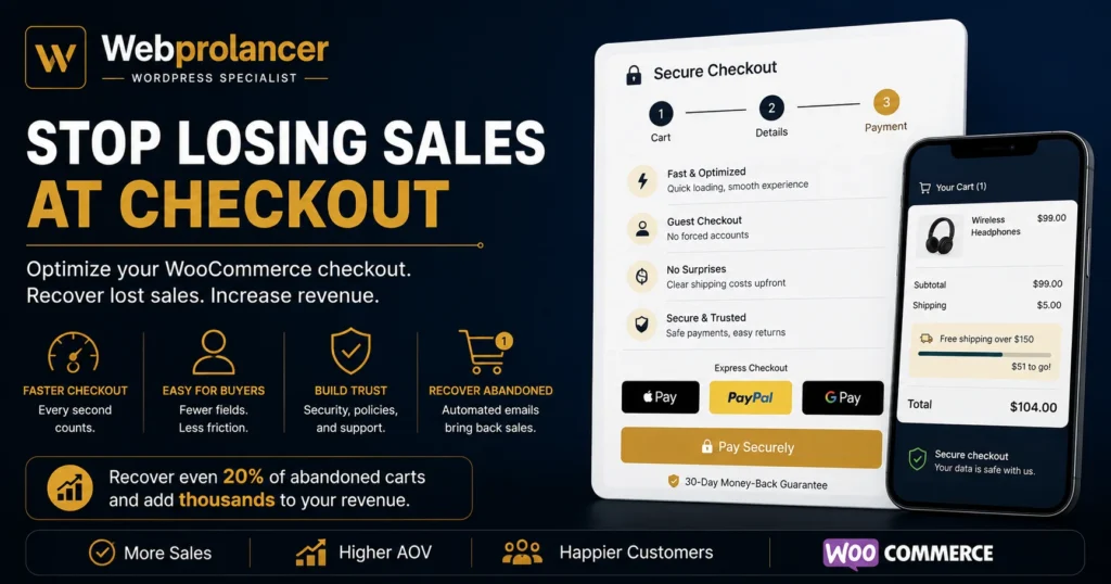 WooCommerce Checkout Optimization Stop Losing Sales